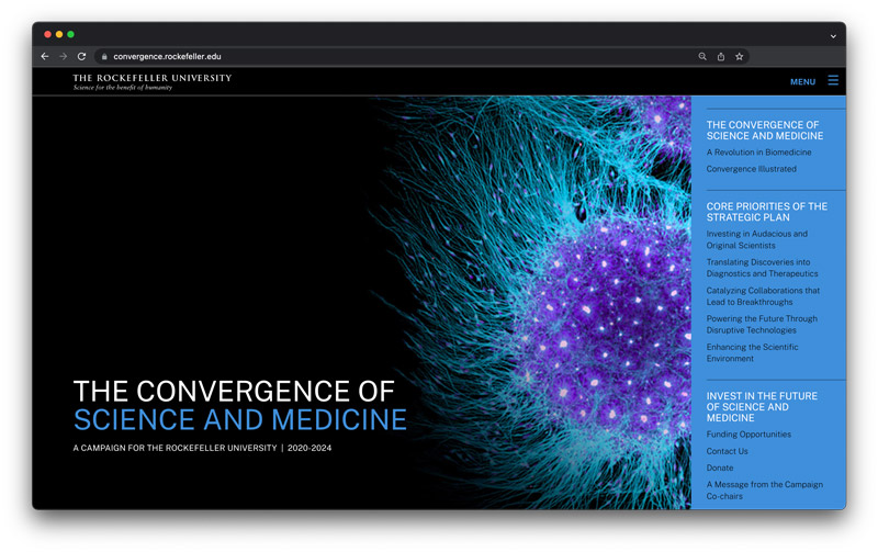 convergence.rockefeller.edu screenshot